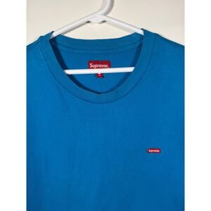 Supreme Small Box Logo T-Shirt Mens XL Blue Short Sleeve Tee Shirt